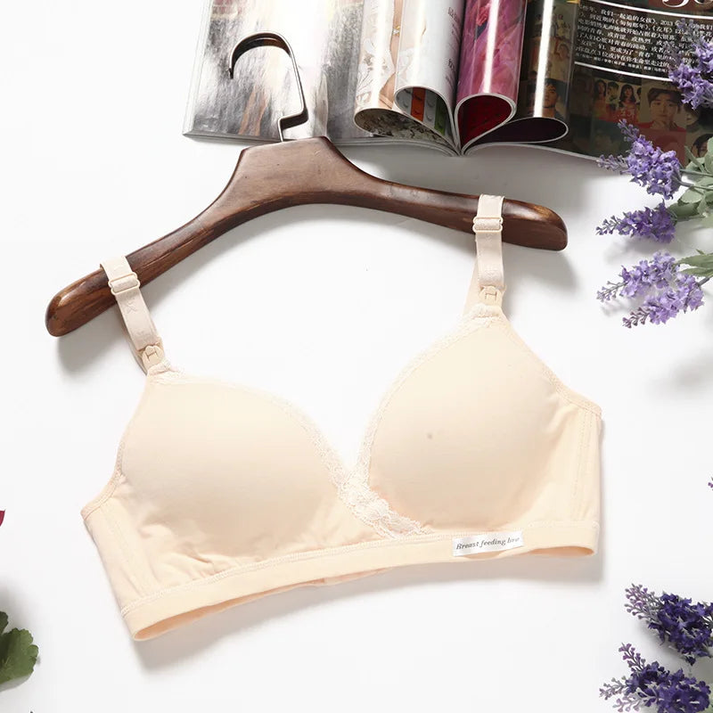 950- Soutien-Gorge d'Allaitement en Dentelle – Confort et Élégance pour Mamans Enceintes