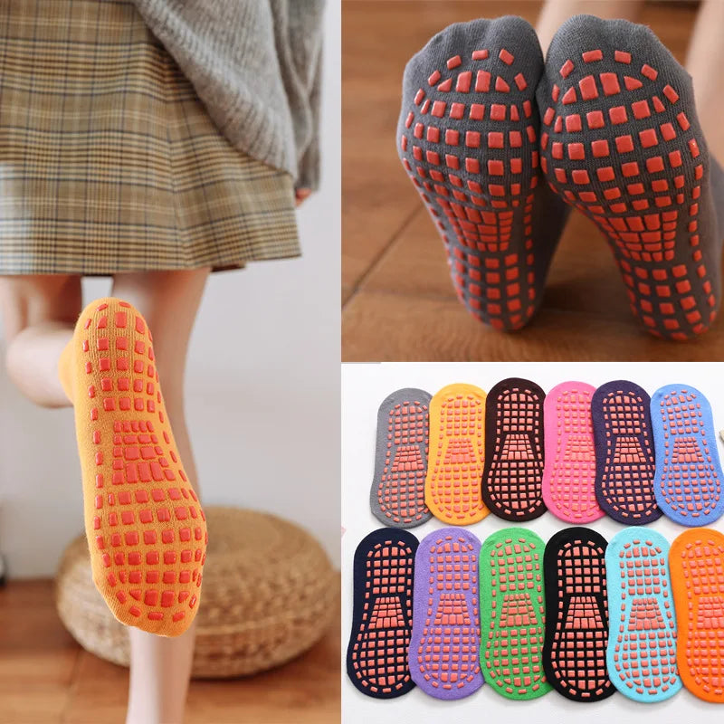 265-Chaussettes Antidérapantes Parent-Enfant – Trampoline et Sports pour Enfants et Adultes