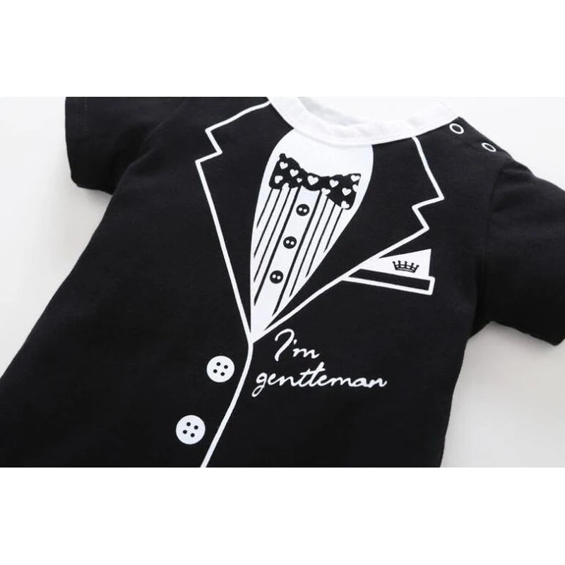 147-Rompers d'Été pour Bébé Garçon – Style Gentleman