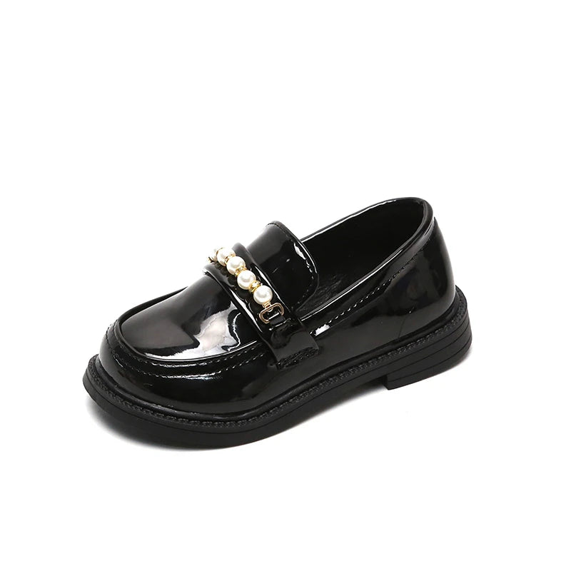 255-Chaussures en Cuir pour Filles - Élégance et Style !