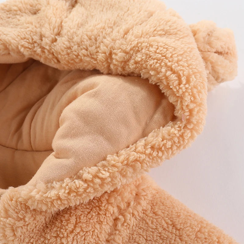 121B-Doudoune Hiver Bébé avec Capuche