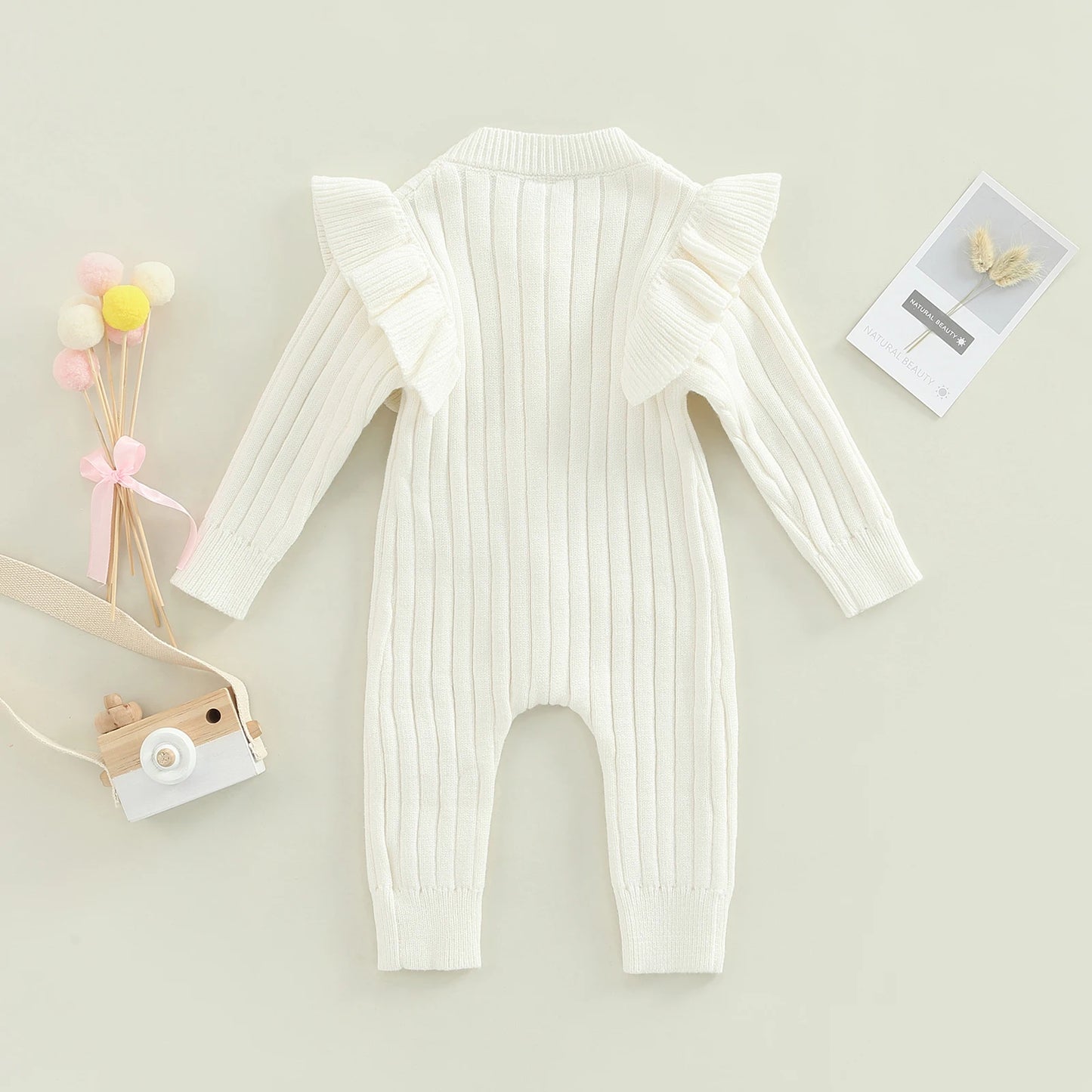 093-Combinaison Tricotée Douillette pour Bébé Ma&Baby
