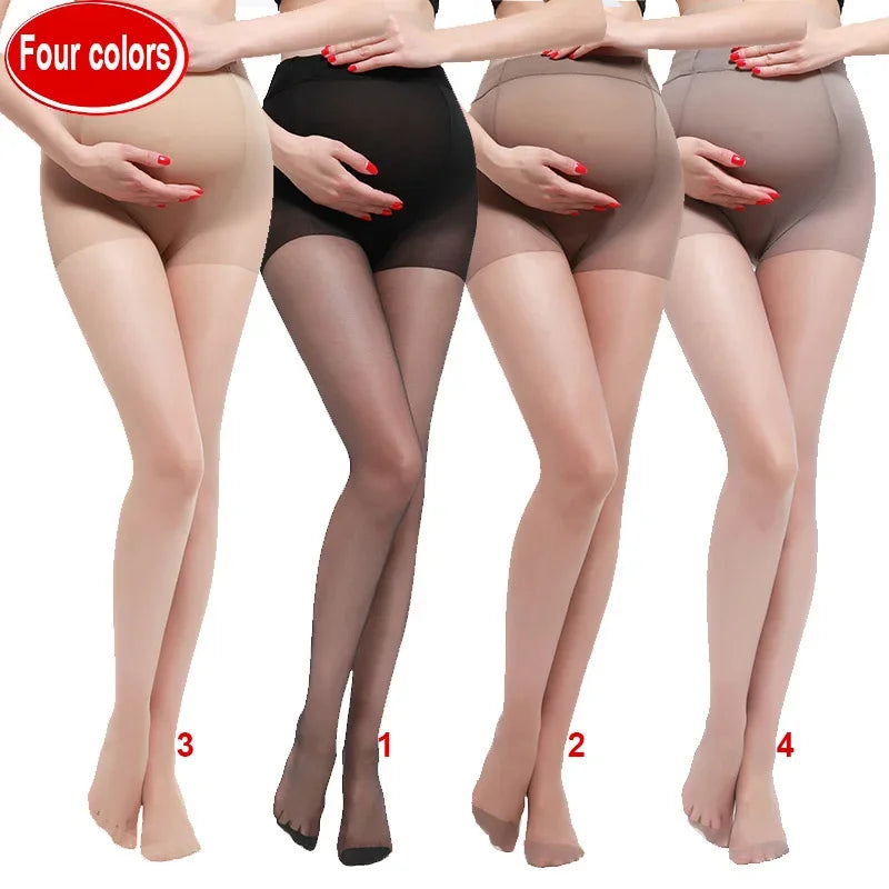 938-Collants Fins de Maternité – Haute Élasticité et Confort Optimal