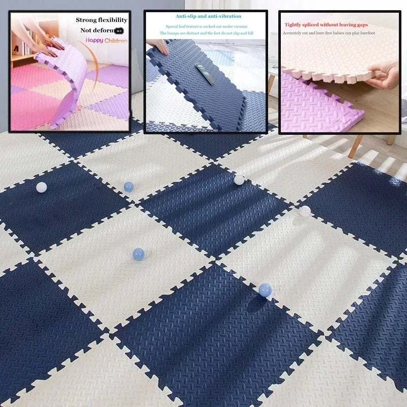 590A-Tapis de Jeu Puzzle en Mousse pour Bébé – Doux, Antidérapant et Éducatif