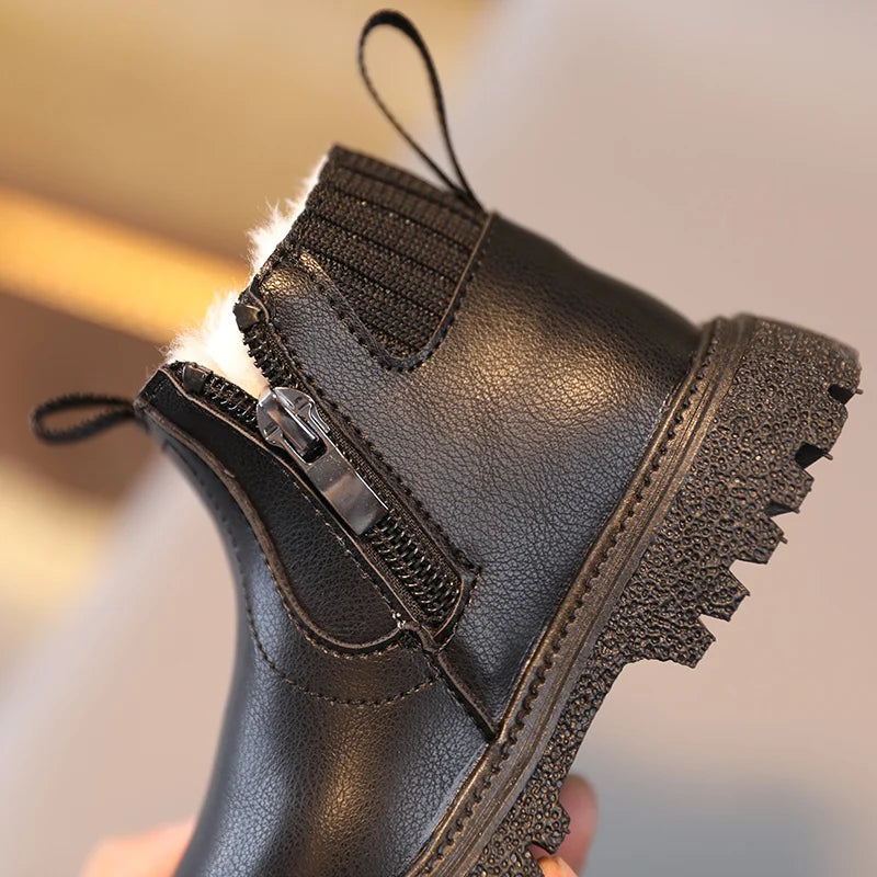 132D-Bottes d'Automne et d'Hiver pour Enfants - Garçons & Filles