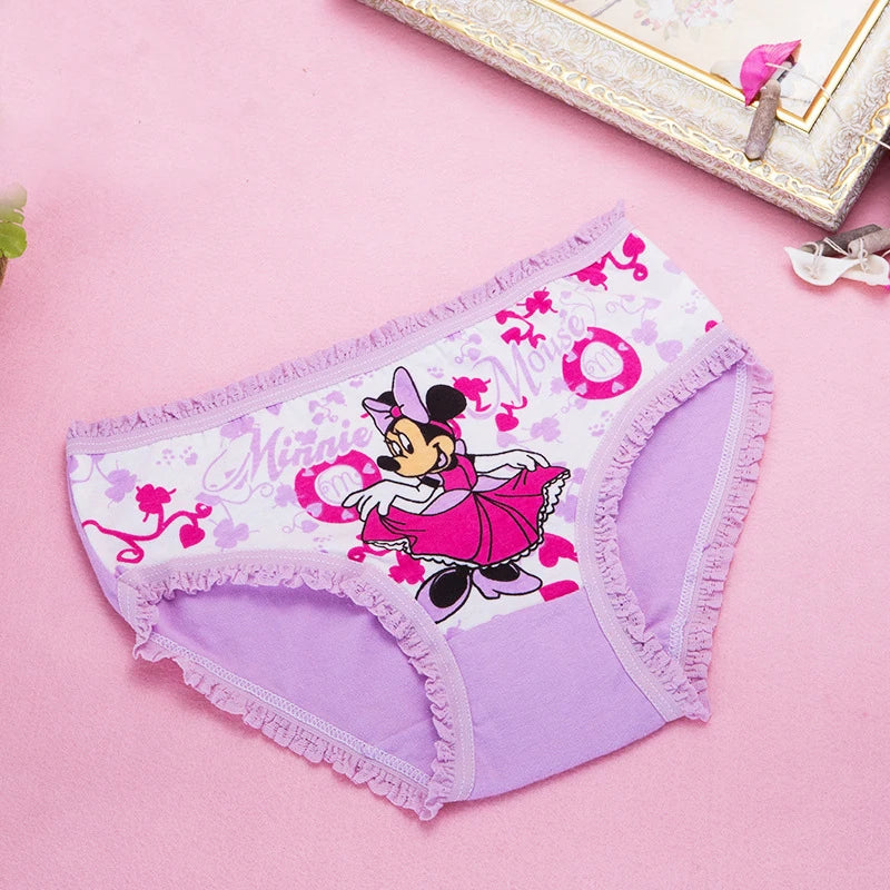 293-Ensemble de 2 Culottes pour Filles avec Motif Minnie - Confort et Amusement