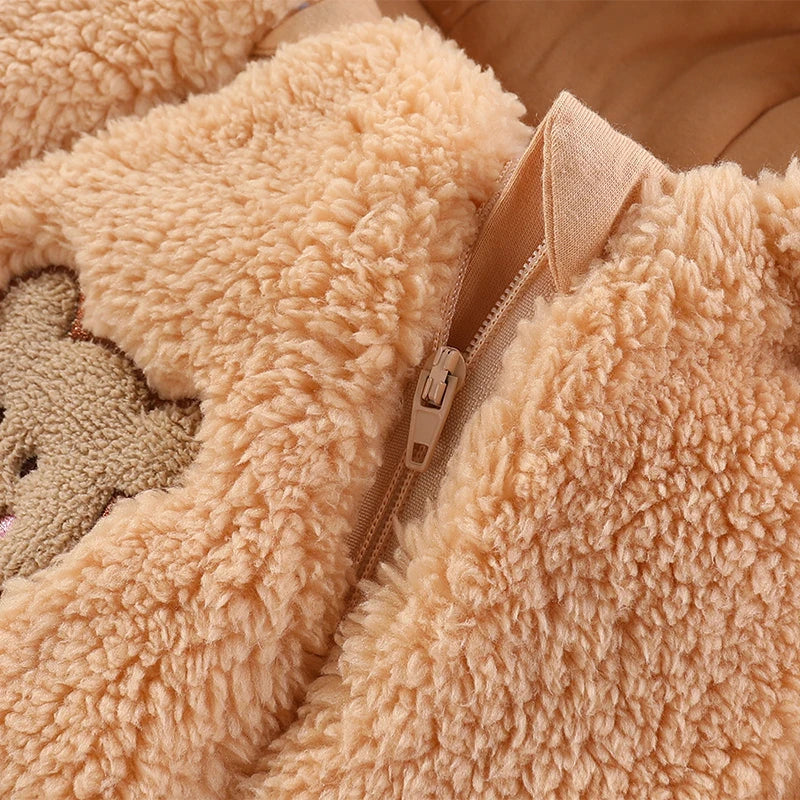 121B-Doudoune Hiver Bébé avec Capuche