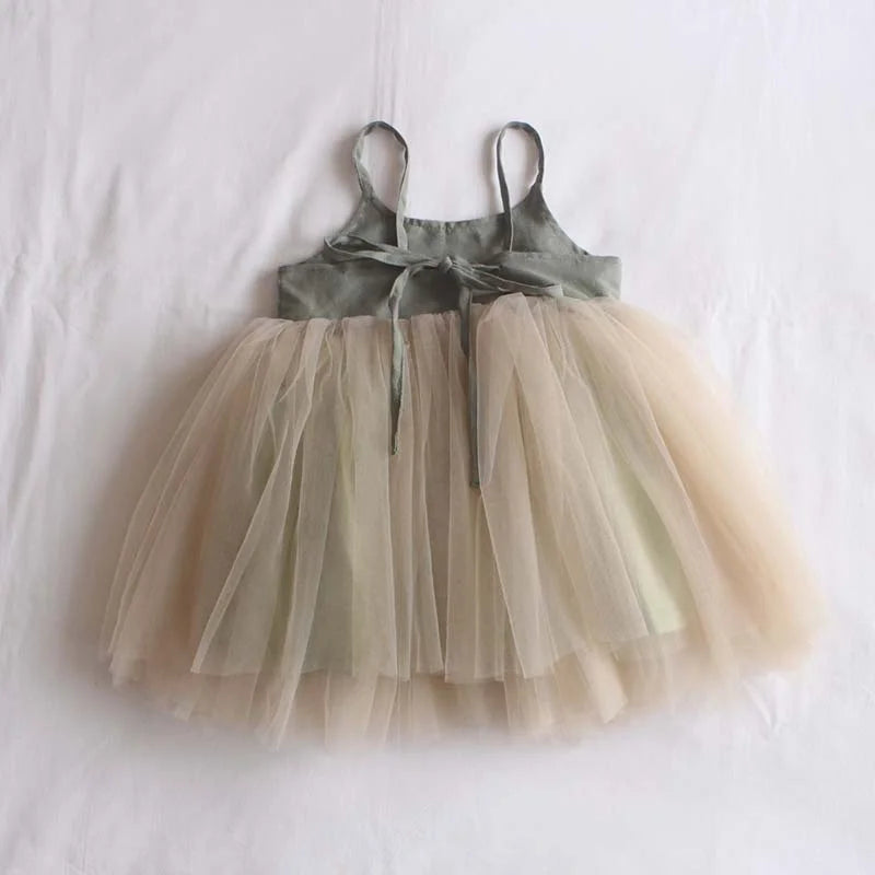 107RS-Robe Tutu Backless pour Fille - Élégance et Confort pour Chaque Occasion !