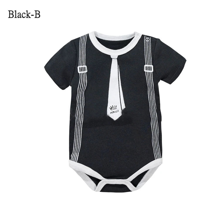147-Rompers d'Été pour Bébé Garçon – Style Gentleman