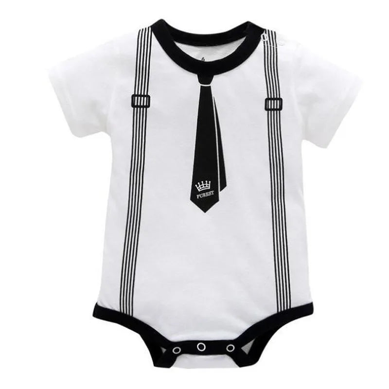 147-Rompers d'Été pour Bébé Garçon – Style Gentleman