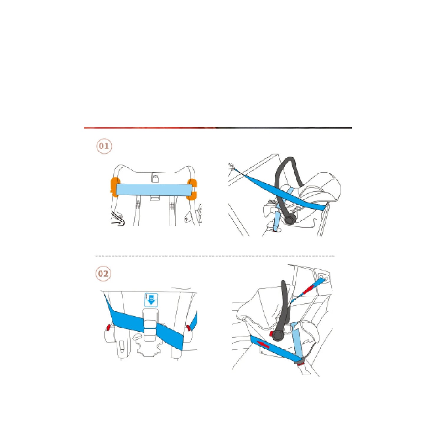 807-Poussette de Luxe 3-en-1 pour Bébé - Confort et Élégance