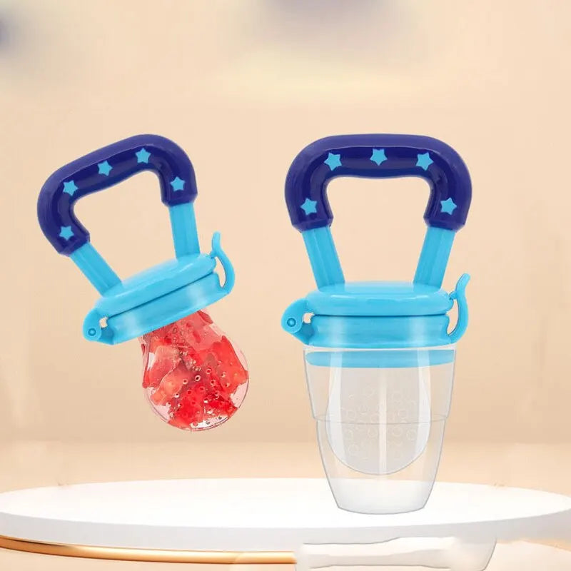 345-Set de 3 Dentitions en Silicone pour Bébés - Fruits et Légumes