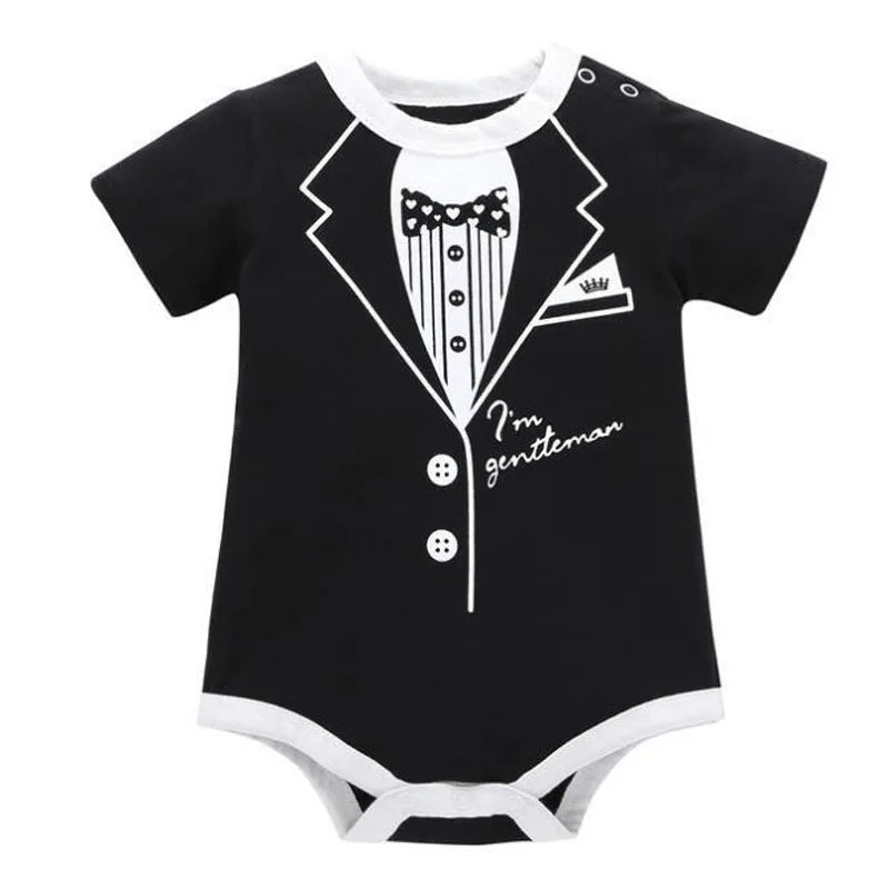 147-Rompers d'Été pour Bébé Garçon – Style Gentleman