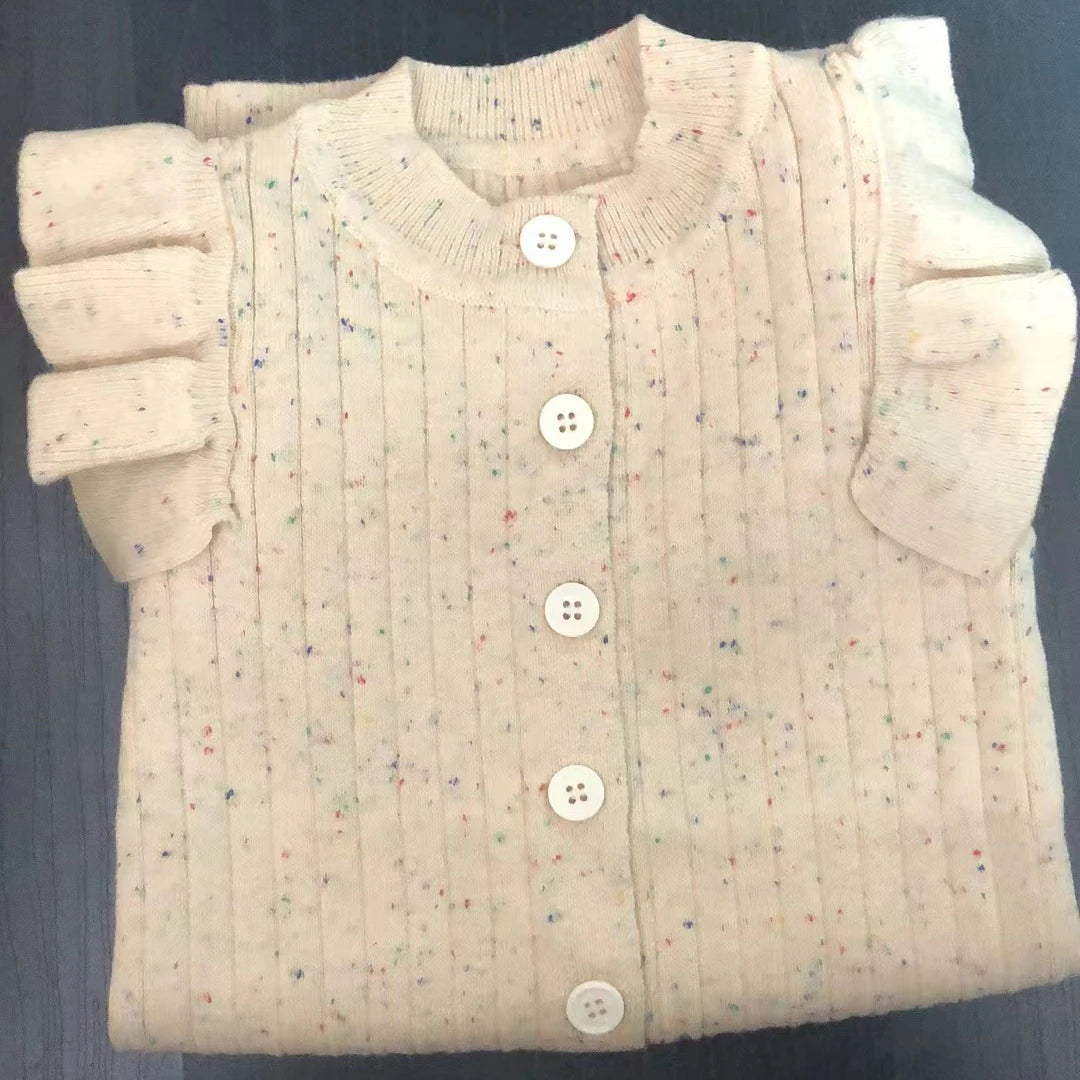094-Jumpsuit en Tricot pour Bébé - Combinaison à Manches Longues