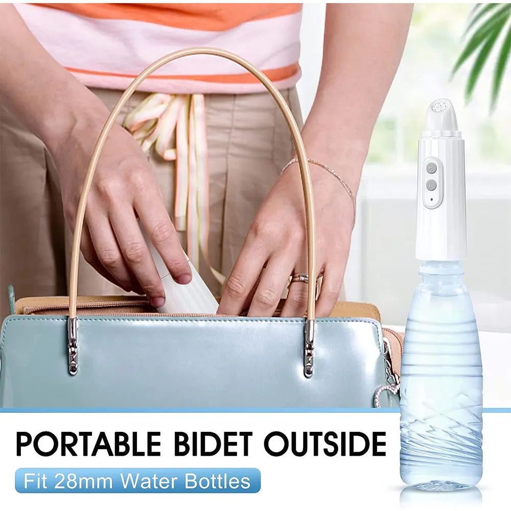 982-Bidet Portable Rechargeable Type-C – Solution d'Hygiène Facile pour Femmes et Bébés !