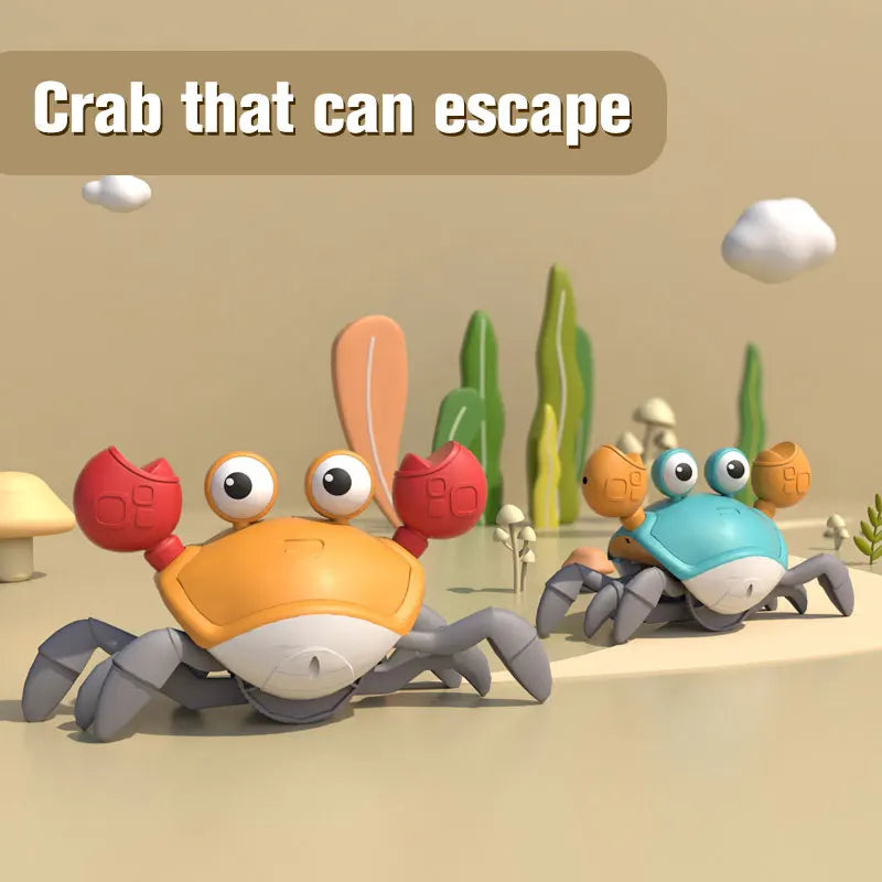 544-Crabe Dansant Échappant – Un Jouet Musical et Interactif pour Éveiller vos Petits !