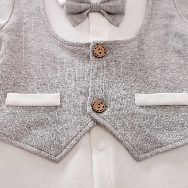 148-Costume Gentleman pour Bébé - Élégance et Confort en Toute Saison