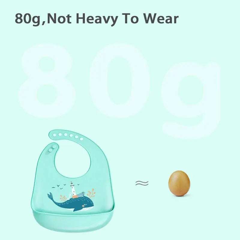 370-Bavoirs Bébé Ajustables – Styles Variés avec Motifs Animaliers et Imperméables