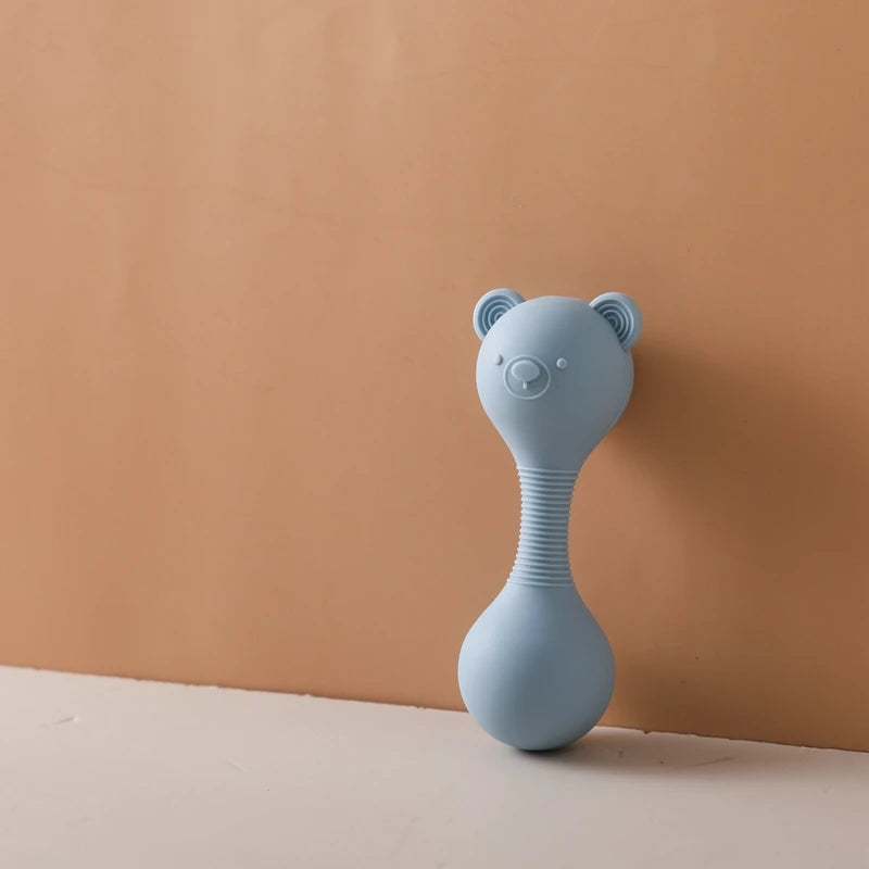 359-Hochets en Silicone pour Bébé – Maracas Ourson