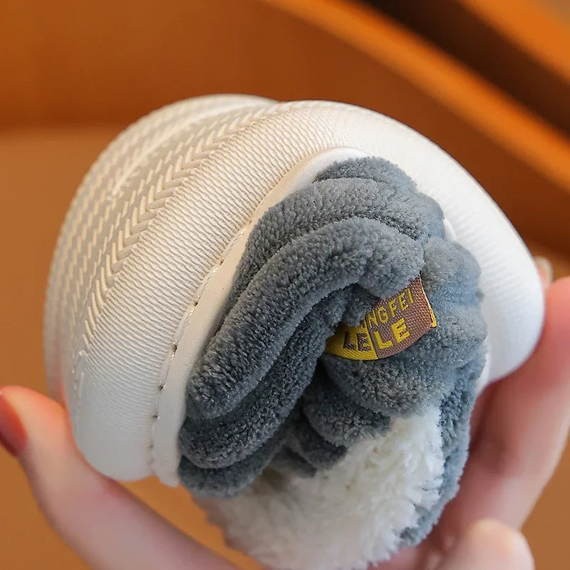 256B-Chaussons d'Hiver Enfants - Confort et Chaleur