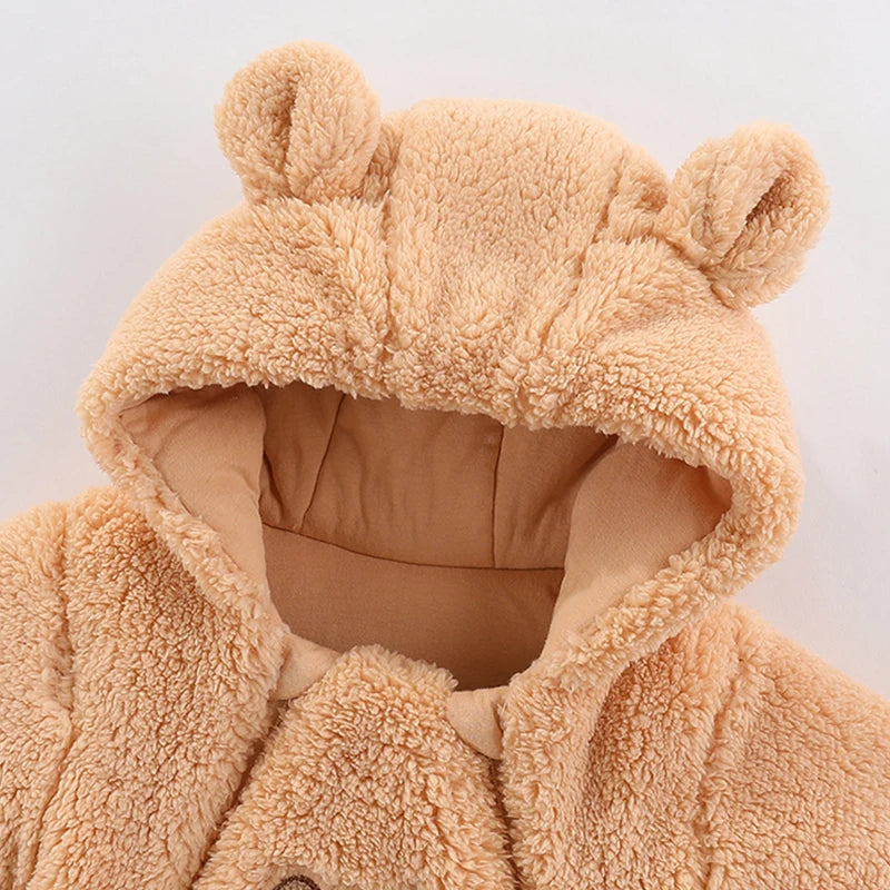 121B-Doudoune Hiver Bébé avec Capuche