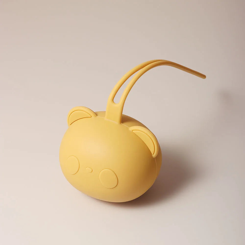 348-Nouveau Porte-Sucette en Forme de Panda – Étui à Tétine en Silicone Épais