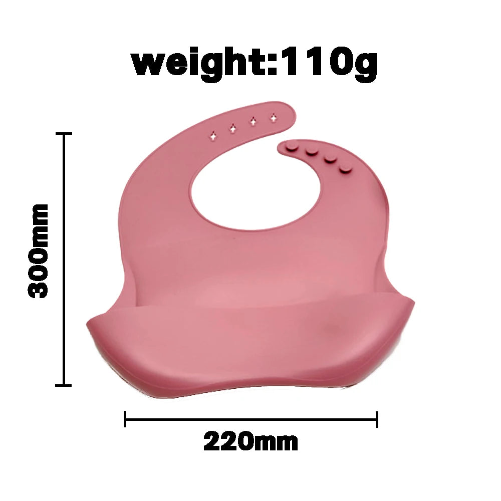 308-Ensemble de Vaisselle en Silicone pour Enfants – 5 Pièces avec Ventouse Anti-Chute