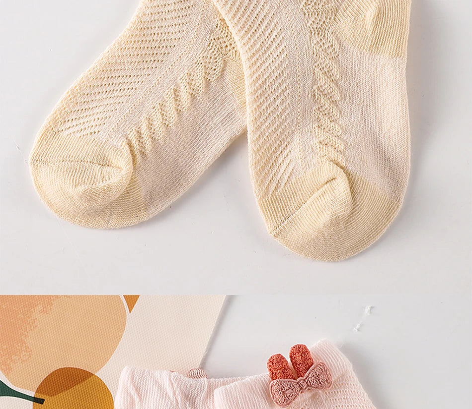 109K- Lot de 4 Paires de Chaussettes pour Bébé