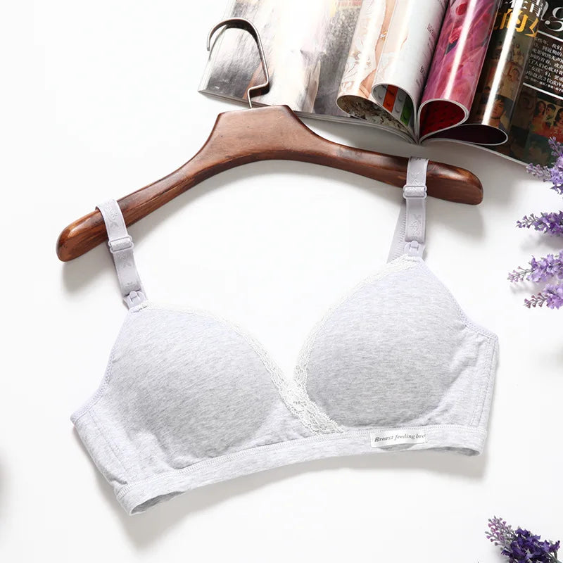 950- Soutien-Gorge d'Allaitement en Dentelle – Confort et Élégance pour Mamans Enceintes