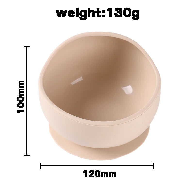 308-Ensemble de Vaisselle en Silicone pour Enfants – 5 Pièces avec Ventouse Anti-Chute