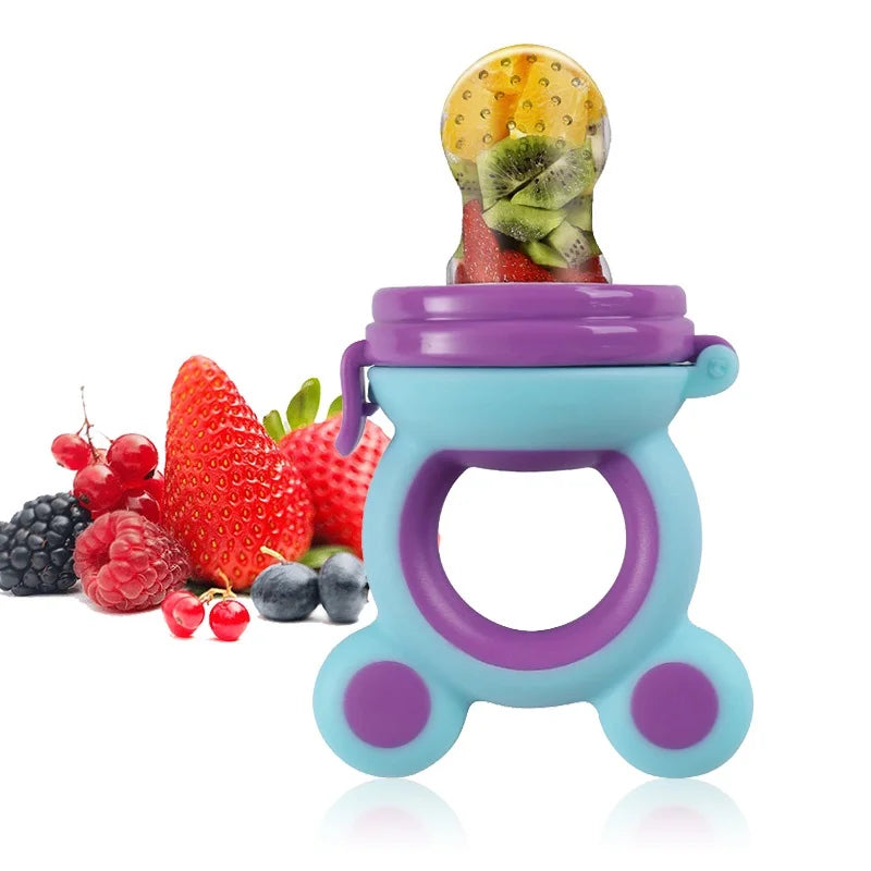 342-Filet à Mâcher en Silicone pour Bébé – Jouet de Dentition et Broyeur Alimentaire