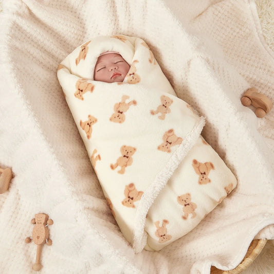 455-Couverture Hivernale pour Bébé en Flanelle