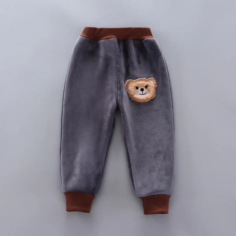 130-Ensemble d'Hiver pour Bébé - Vêtements à Capuche Cartoon