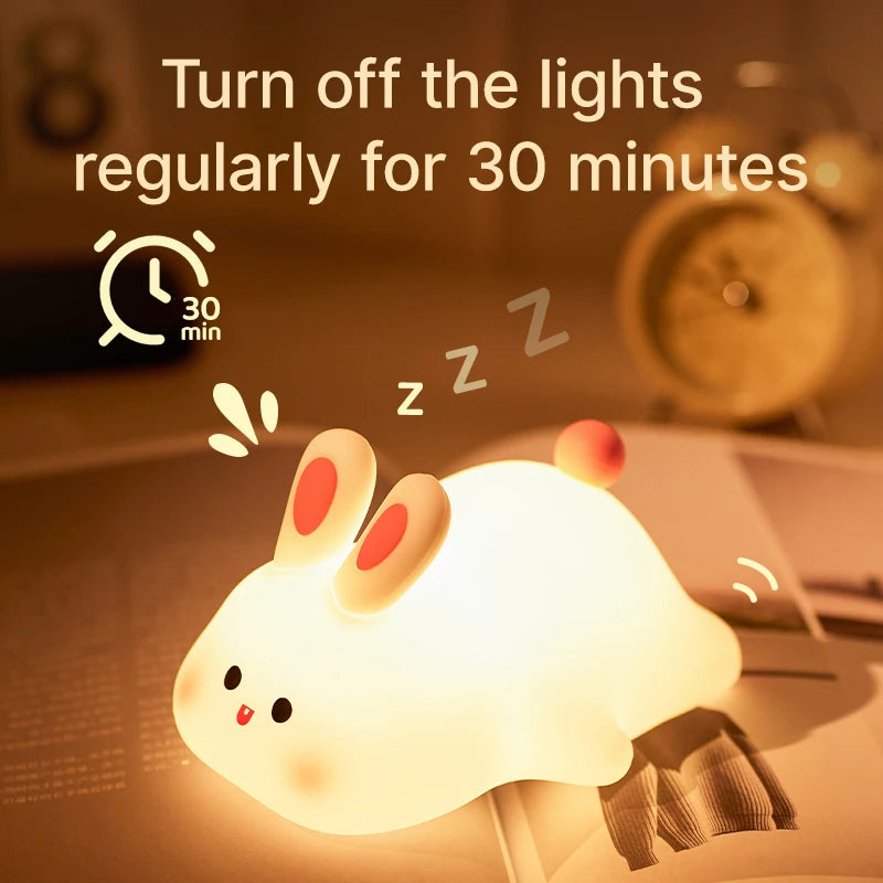 581-Lampe de Nuit en Silicone Animaux – Éclairez les Rêves de Vos Petits !