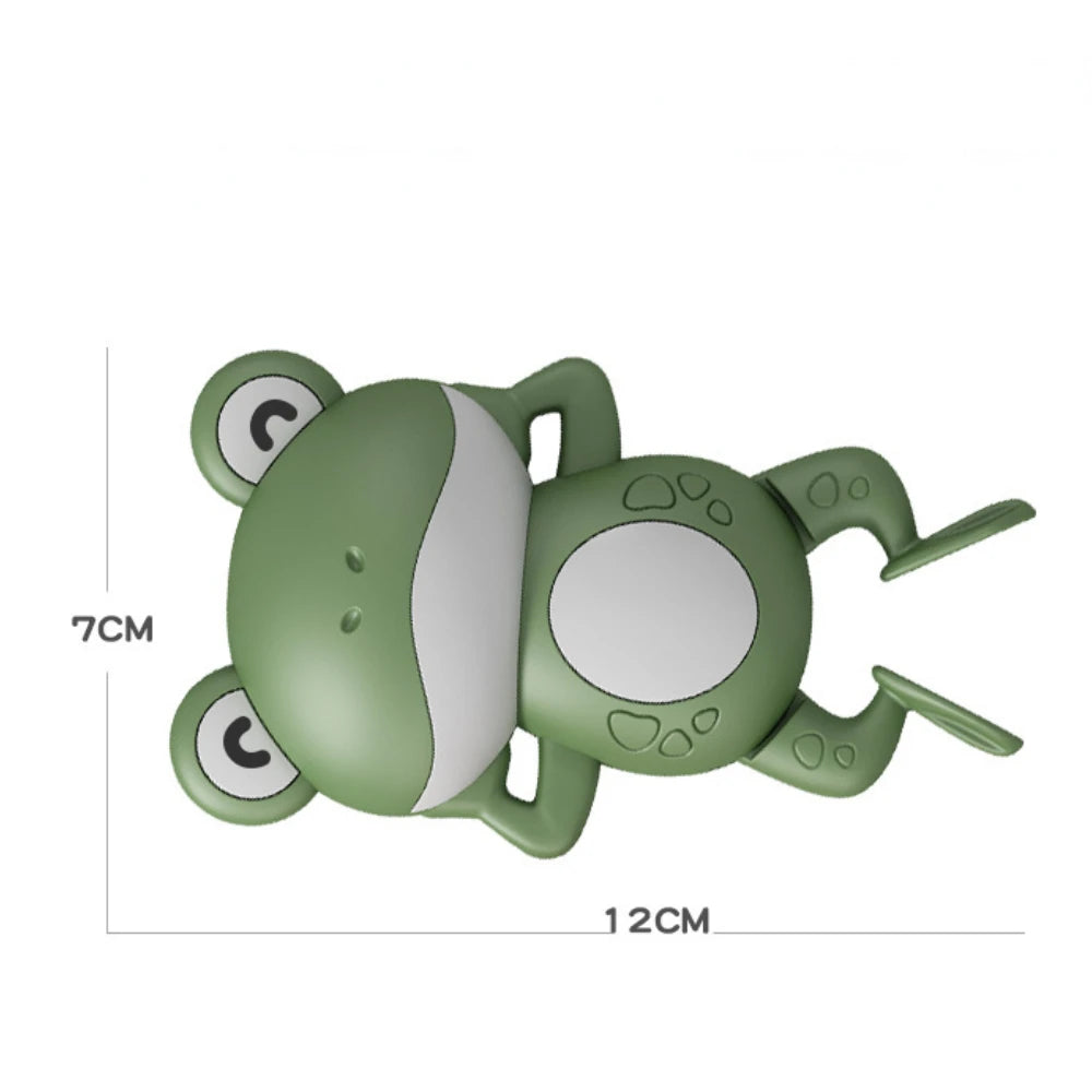 538-Grenouille Nageuse à Remontage – Un Jouet de Bain Amusant pour les Petits !