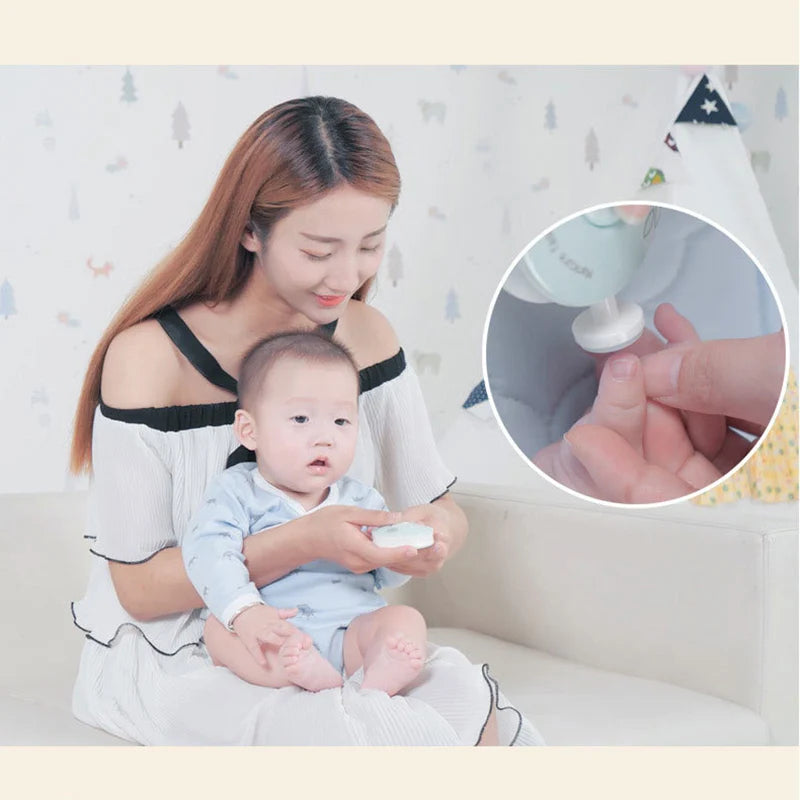 550-Limeuse Électrique pour Ongles de Bébé – Kit de Manucure et Hygiène pour Nourrissons