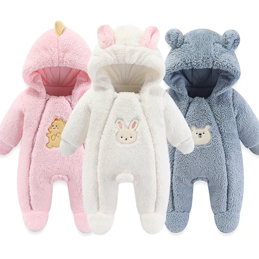 121B-Doudoune Hiver Bébé avec Capuche
