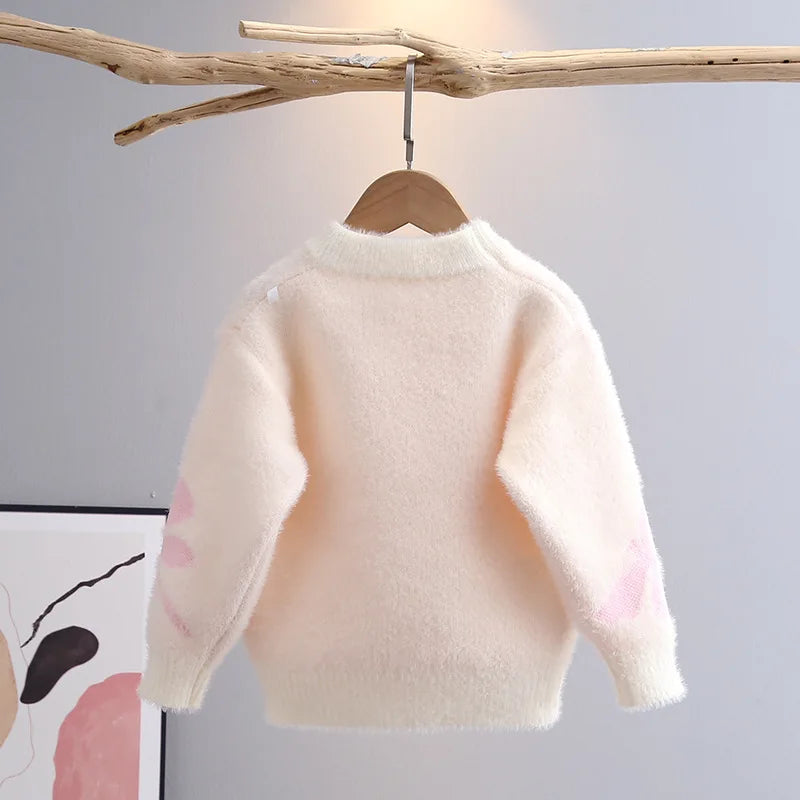 132- Pull Enfant Automne-Hiver 2025 - Motif Libellule