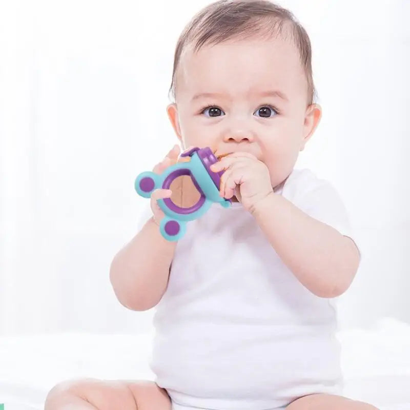 342-Filet à Mâcher en Silicone pour Bébé – Jouet de Dentition et Broyeur Alimentaire