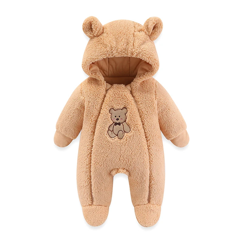 121B-Doudoune Hiver Bébé avec Capuche