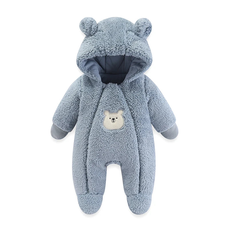 121B-Doudoune Hiver Bébé avec Capuche