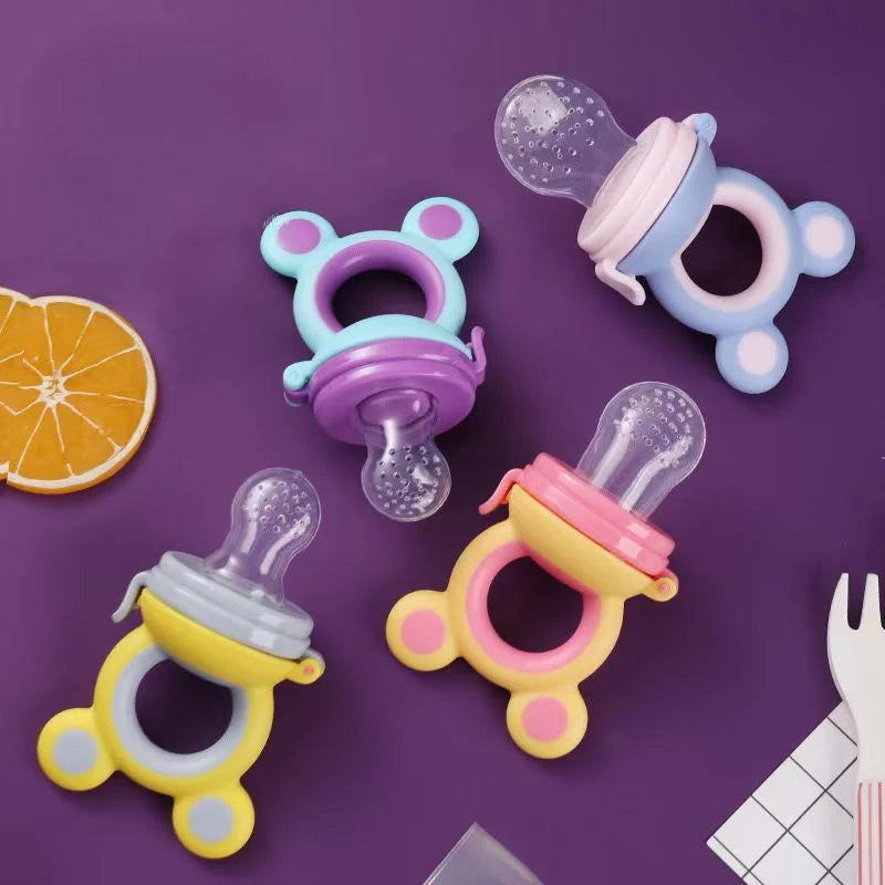 342-Filet à Mâcher en Silicone pour Bébé – Jouet de Dentition et Broyeur Alimentaire