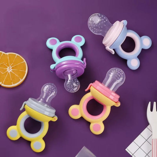 342-Filet à Mâcher en Silicone pour Bébé – Jouet de Dentition et Broyeur Alimentaire