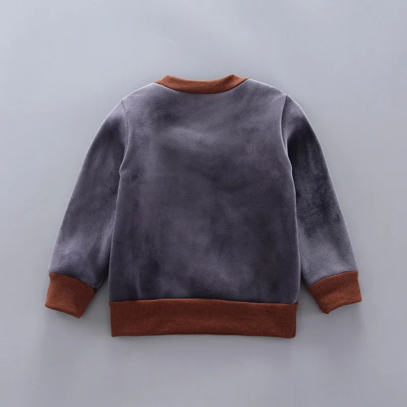 130-Ensemble d'Hiver pour Bébé - Vêtements à Capuche Cartoon
