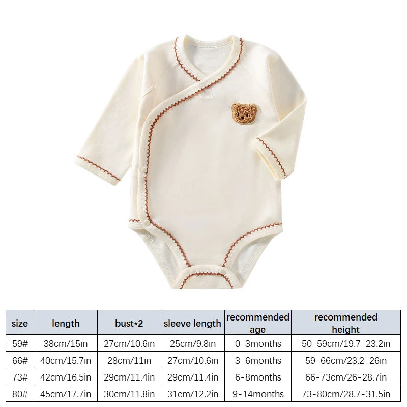 087-Set Romper et Bonnet Ourson - Tendresse et Confort pour Nouveau-nés